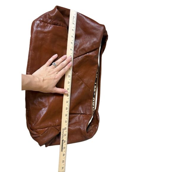 Mark by Marc Jacobs Patchwork Leather Hobo Tote Shoulder Bag Brown - Picture 8 of 16